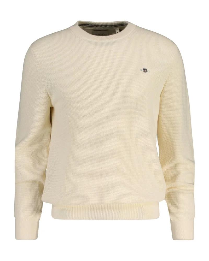 GANT Micro Textured Cotton C-Neck